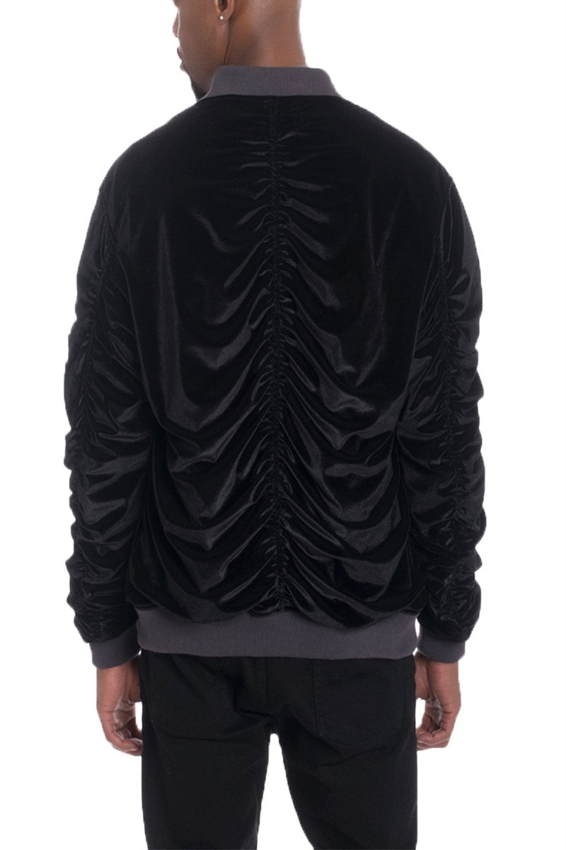 VELOUR BOMBER - Dashno's Daily Blessings Boutique