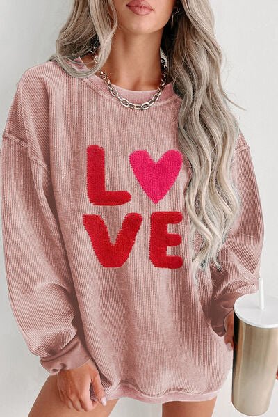 Discover the Cozy LOVE Sweatshirt: The Perfect Addition to Your Wardrobe - Dashno's Daily Blessings Boutique