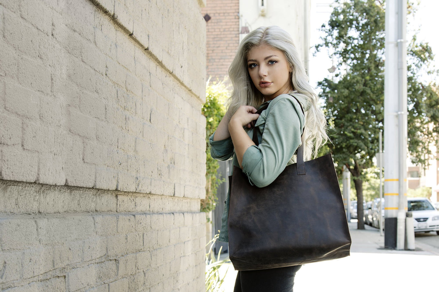 Raw Edge Tote - Dashno's Daily Blessings Boutique