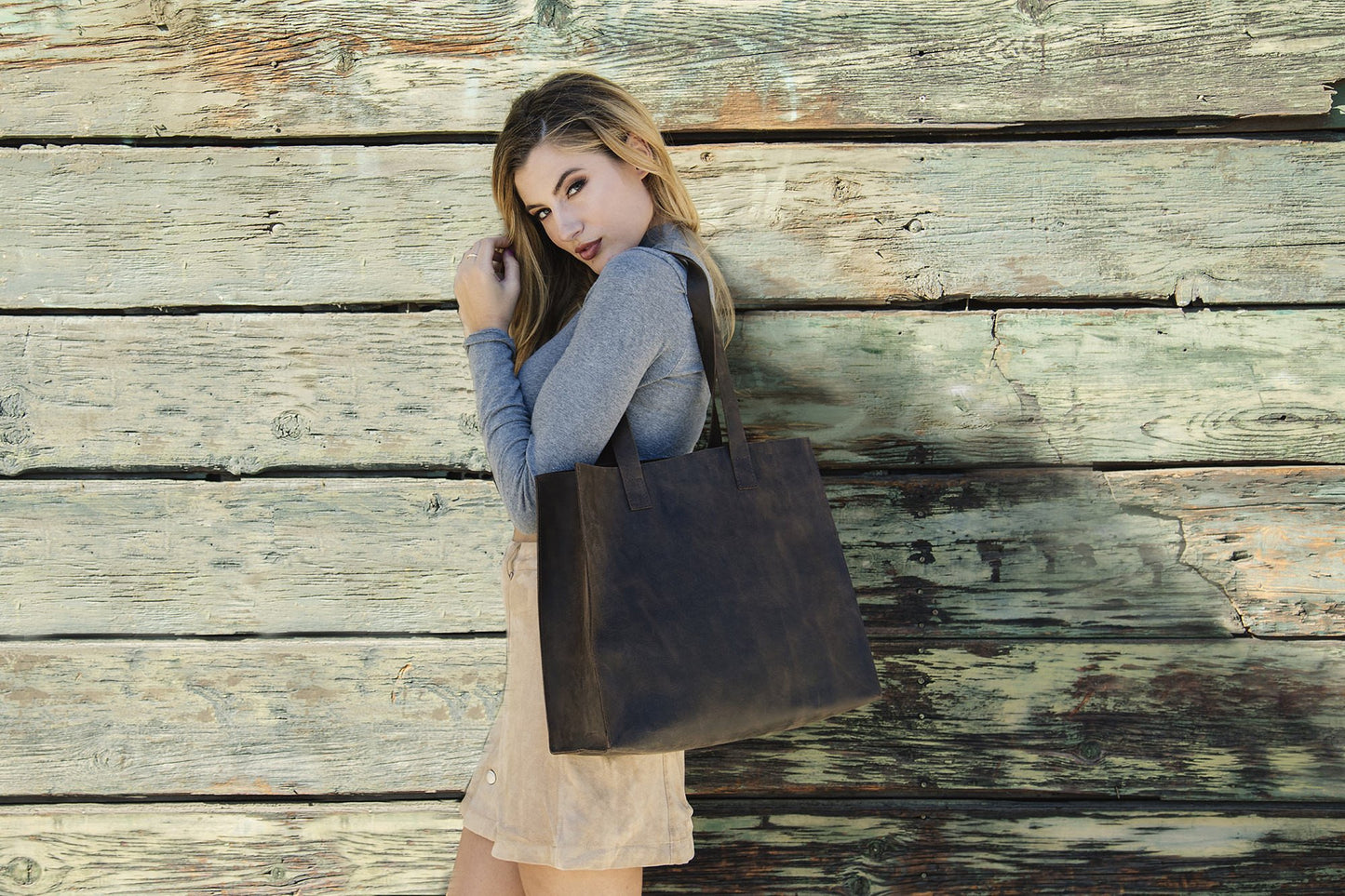 Raw Edge Tote - Dashno's Daily Blessings Boutique