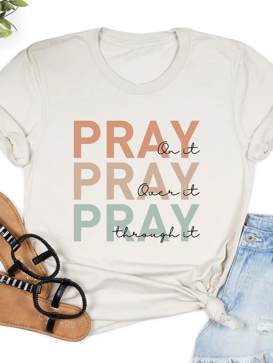 Pray Shirt, Christian Tee - Dashno's Daily Blessings Boutique