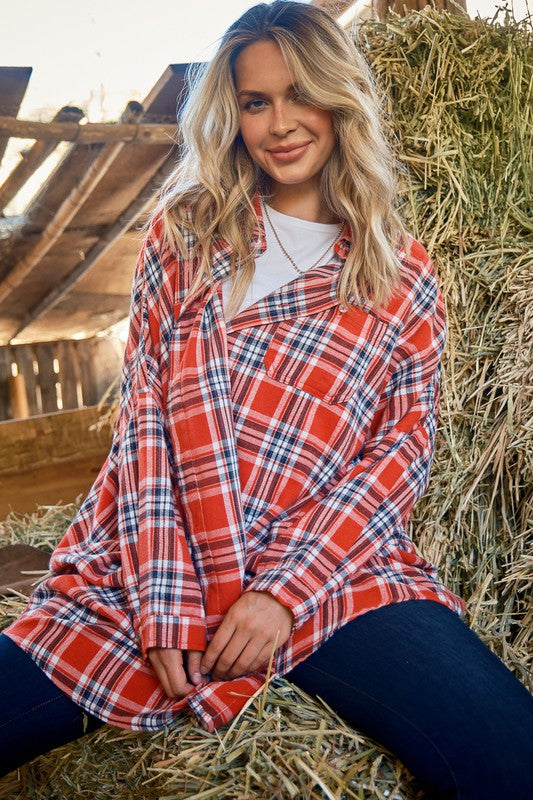 The Fireside Crush Plaid Button Down