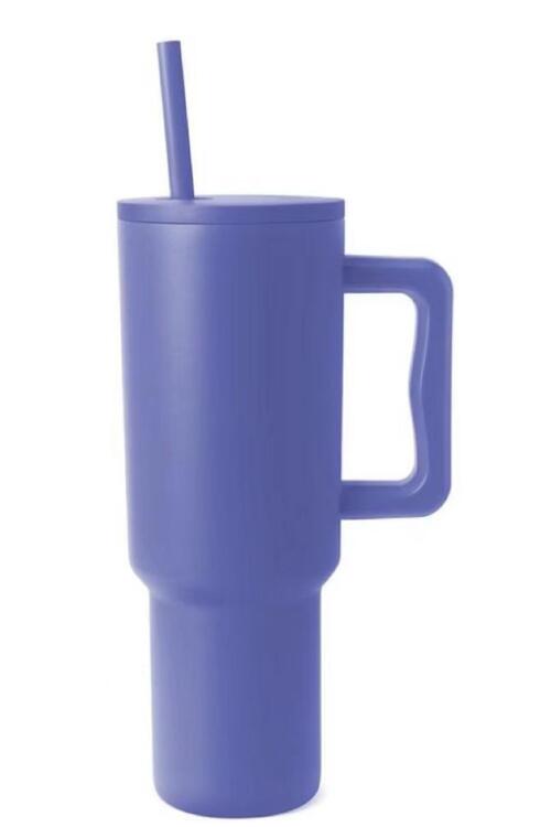 Monochromatic Stainless Steel Tumbler with Matching Straw - Dashno's Daily Blessings Boutique