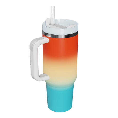 Gradient Multicolor Stainless Steel Tumbler - Dashno's Daily Blessings Boutique